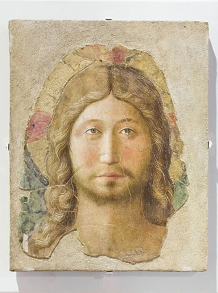 Head of Christ, mid 15th century (fresco)
