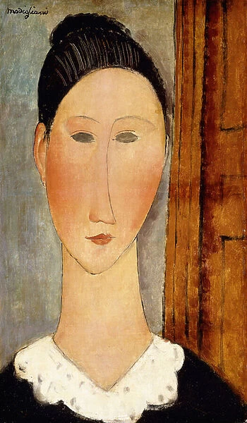 Head of Girl; Testa di Ragazza, c. 1918 (oil on canvas)