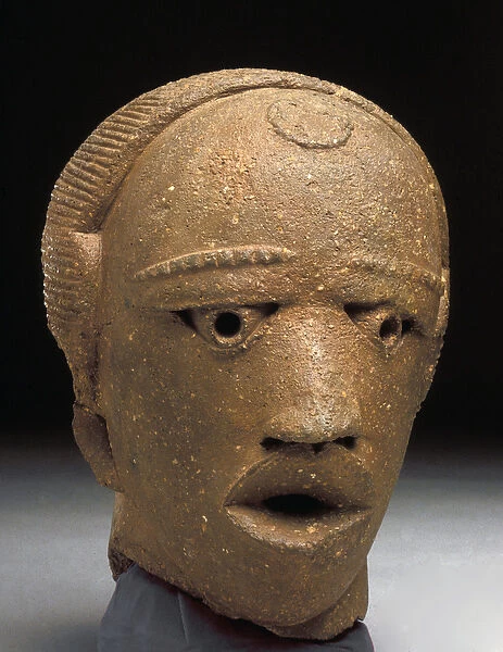 Head, Jemaa, Nigeria (terracotta)