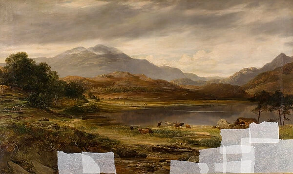 The Head of Loch Vennacher, 1868 (oil on canvas)