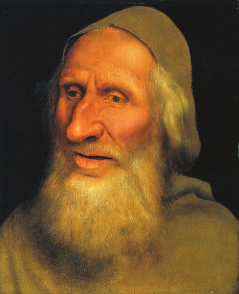 Head of an Old Man, c. 1525 (oil on panel)