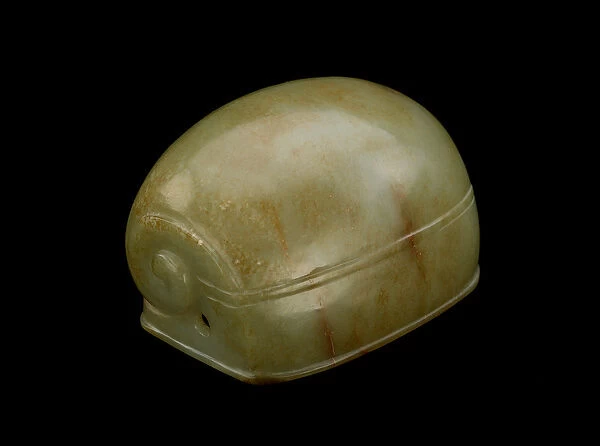 Head ornament, 4th century (jade)
