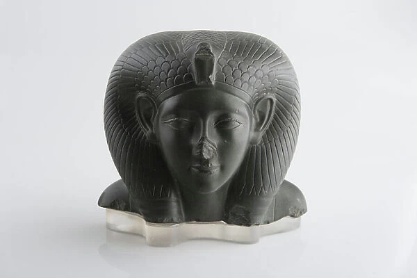 Head of a Queen, Late Period (basalt)