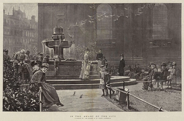 In the Heart of the City (engraving)