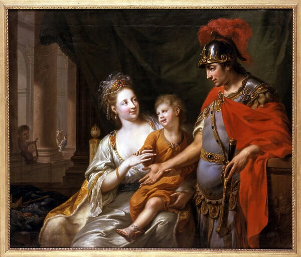 Hectors Departure, 1776 (oil on canvas)
