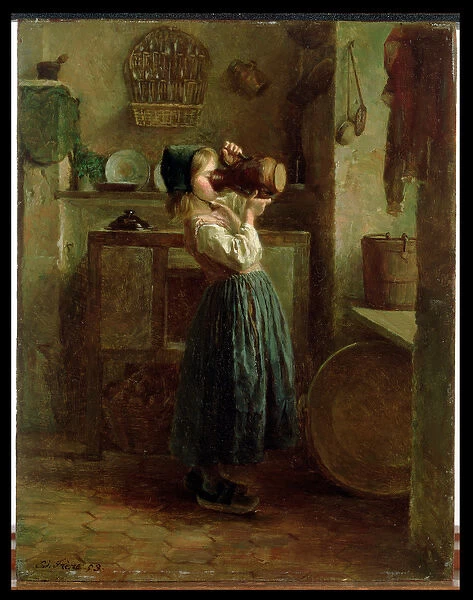 Helping Herself, 1859 (oil on panel)