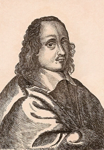 Hendrick van der Burch, illustration from 75 Portraits Of Celebrated Painters