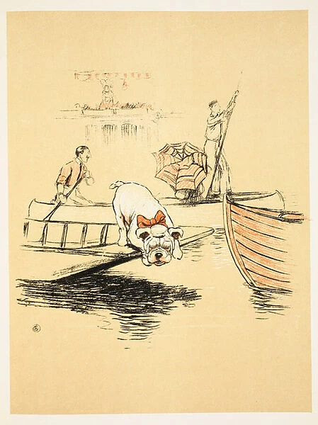 Henley Regatta, Cecil Aldon (1870-1935). From A Gay Dog