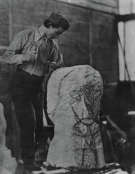 Henri Gaudier-Brzeska, c. 1910 (b  /  w photo)