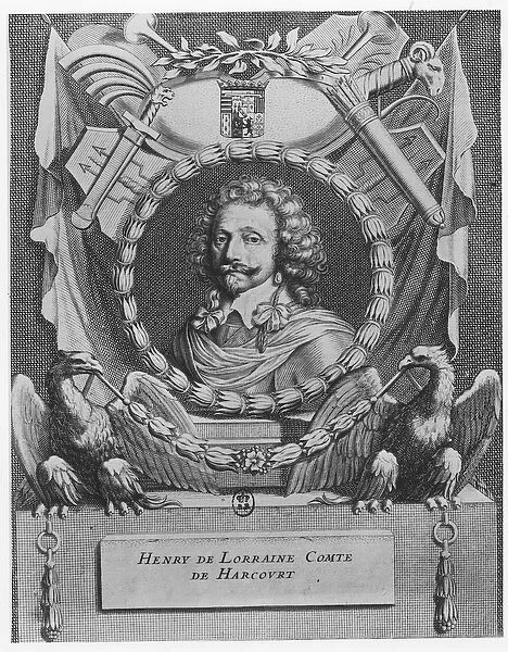 Henri de Lorraine, Comte d Harcourt (engraving)