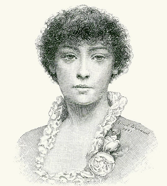 Henrietta Emma Ratcliffe Rae, 1859 - 1928. Prominent English painter of the later Victorian era. From The Strand Magazine published 1897
