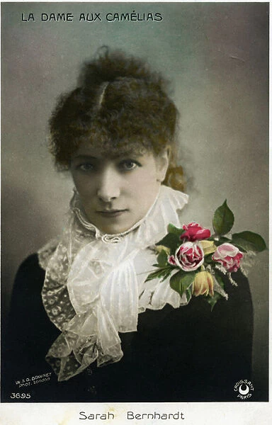 Henriette Rosine Bernard aka Sarah Bernhardt (1844-1923) as '