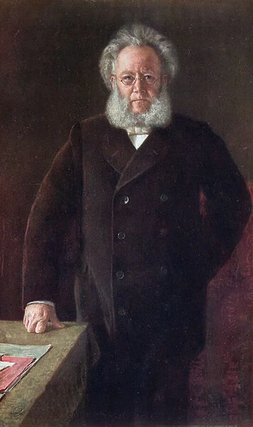 Henrik Ibsen (1828-1902) (litho)