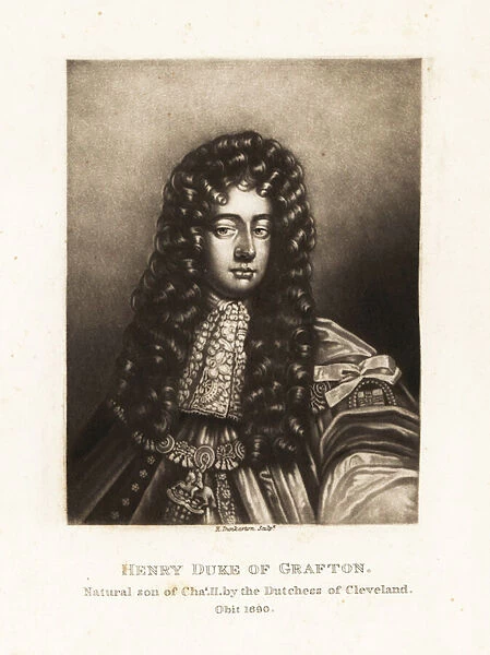 Henry Fitzroy, 1st Duke of Grafton, 1663-1690. 1814 (engraving)