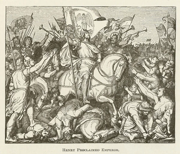 Henry Proclaimed Emperor (engraving)