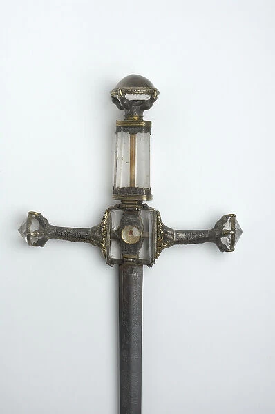 Henry VIIIs Sword of State (metal & crystal) (detail of 114276)