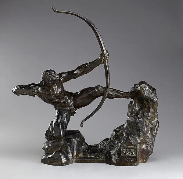 Heracles Archer, 1908  /  09; cast 1930 (bronze, dark brown  /  black patina)