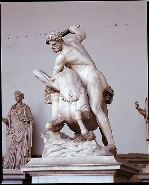 'Hercules and the centaur Nessus (Nessos)'1594-1600