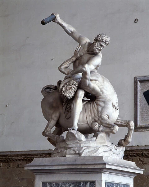 Hercules Killing the Centaur (marble) (see also 353893-4)
