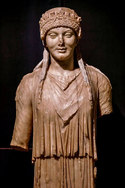 Herm of a Caryatid, 1st century BC - 1st century (marble)