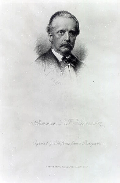 Hermann von Helmholtz, engraved by C. H Jeens (engraving)