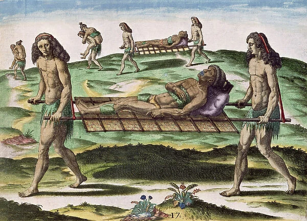 Hermaphrodites Transporting the Injured, from Brevis Narratio