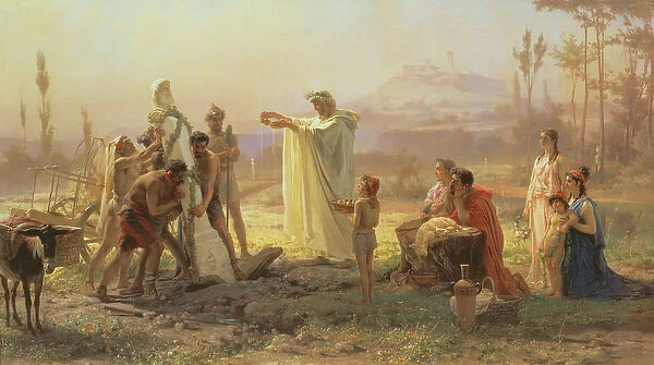Hermes Consecration, 1874 (oil on canvas)