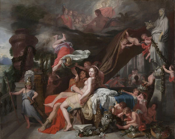 Hermes Ordering Calypso to Release Odysseus, c. 1670 (oil on canvas)