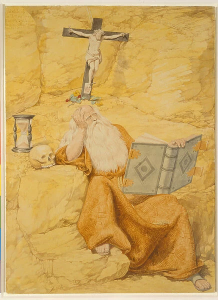 A Hermit, 1853 (w  /  c on paper)