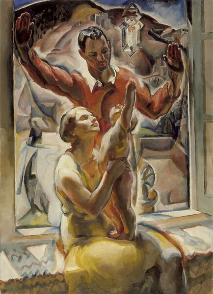 The Herwigs, 1928 (oil on canvas)
