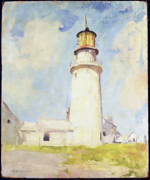 Framed Print : Highland Light, c.1925 (oil on panel)