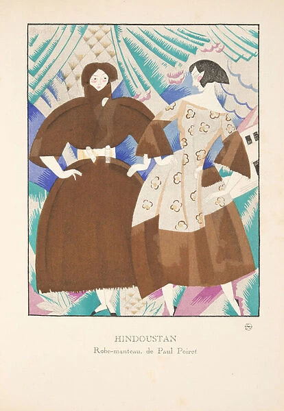 Hindoustan, from a Collection of Fashion Plates, 1920 (pochoir print)