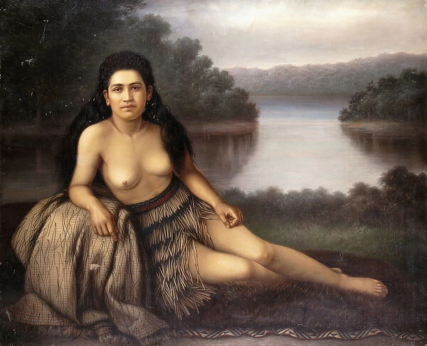 Hinemoa, 1899 (oil on canvas)
