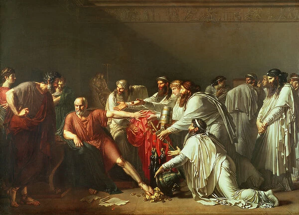 Hippocrates (c. 460-c. 377 BC) Refusing the Gifts of Artaxerxes I (d. 425 BC) 1792