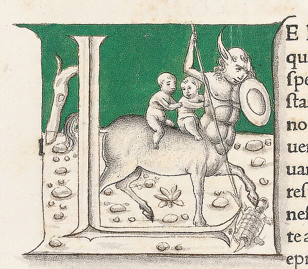 Detail from Historia Naturalis by Pliny the Elder, 1476 (print