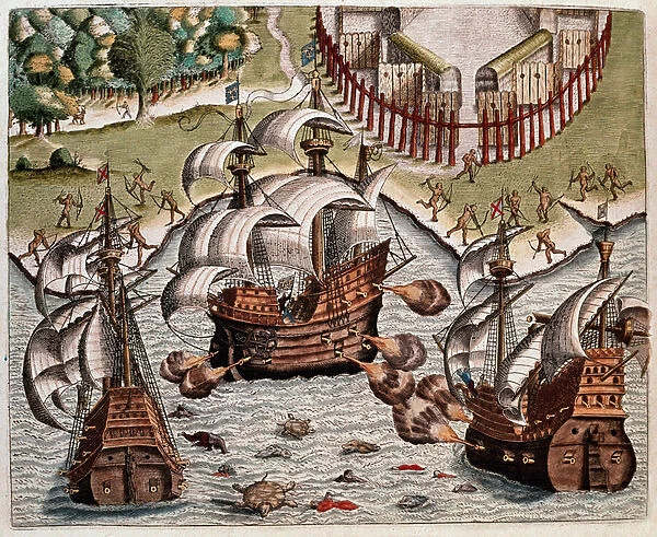 History of America: 'Battle between the Portuguese fleets