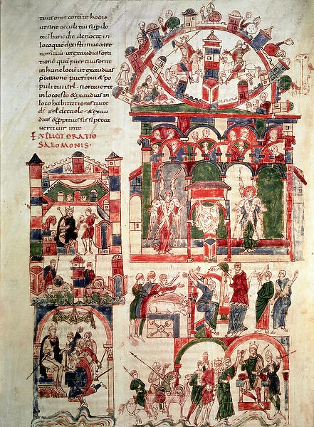 History of the life of King Solomon, 10th or 11th century (miniature)