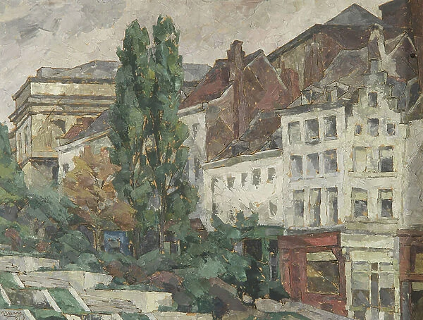 Hofberg, Brussels, 1921 (oil on canvas)
