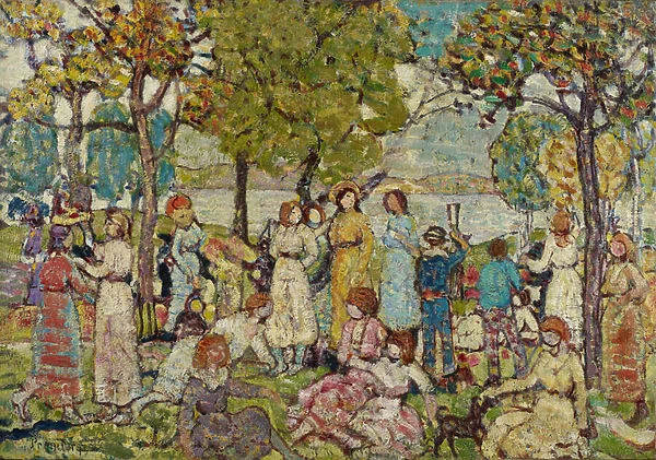 Holidays, c. 1920 (oil on canvas)