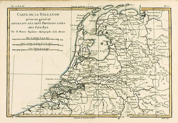 Holland Including the Seven United Provinces of the Low Countries, from Atlas