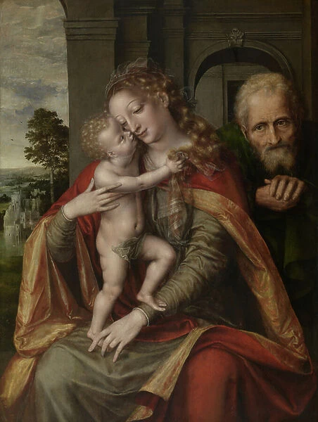 Holy Family, 1563 (oil on panel)