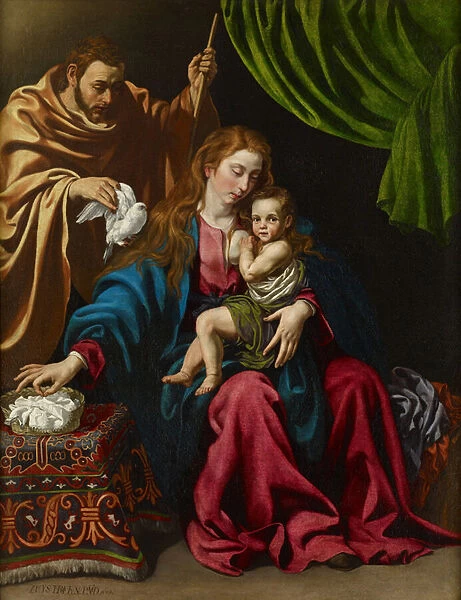 The Holy Family, 1613 (oil on canvas)