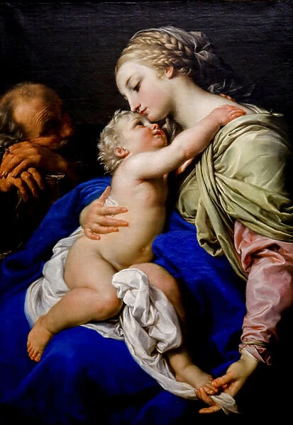 The Holy Family. 18th century (oil on canvas)
