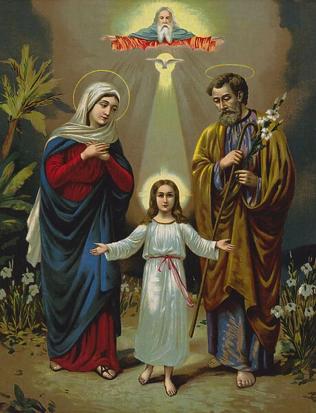 The Holy Family (chromolitho)