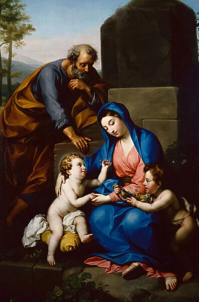 The Holy Family with the Infant St John the Baptist, 1763 (oil on canvas)