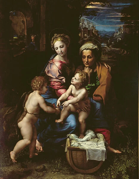 The Holy Family (La Perla) c. 1518 (oil on panel)