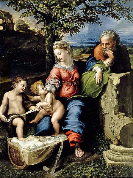 The Holy Family of the Oak Tree, c. 1518 (oil on panel)