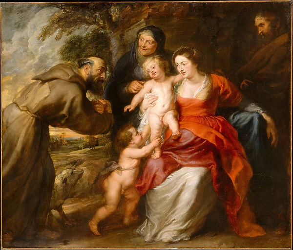 The Holy Family with Saints Francis and Anne and the Infant Saint John the Baptist, c