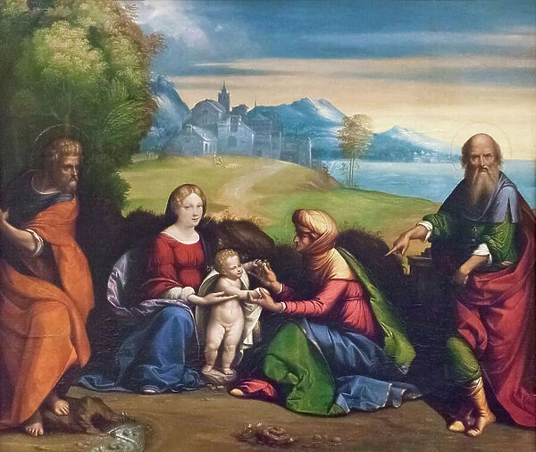 Holy family with St Joachim and Anne (painting)