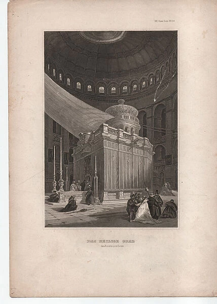 The Holy Sepulchre, 1836 (engraving)